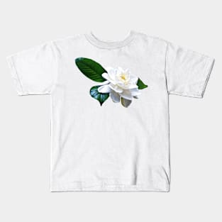 Wonderful White Gardenia Kids T-Shirt